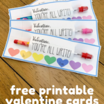 Pencil Valentine Free Printable FREE PRINTABLE