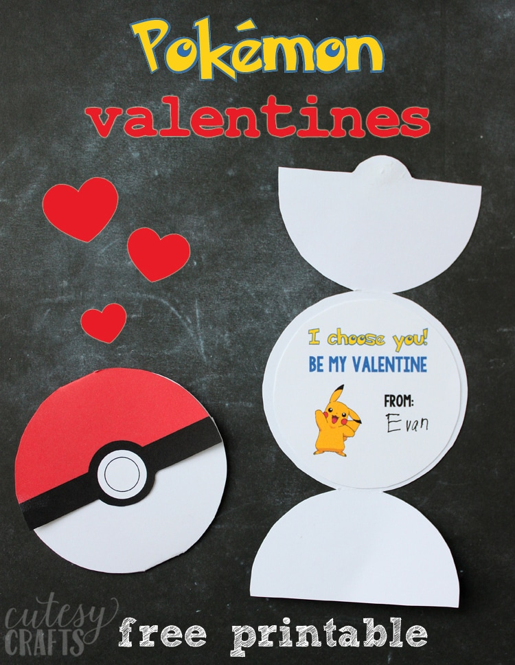 Pokemon Valentine Cards Printable Web Camp Themed Activities A Camp 