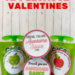 Printable Applesauce Valentines Applesauce Valentines Applesauce