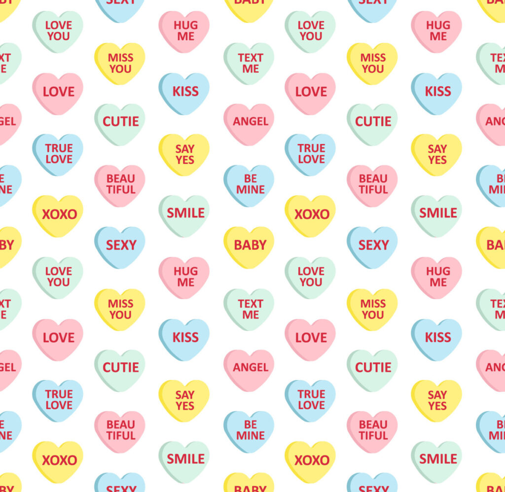 Printable Candy Heart Phrases