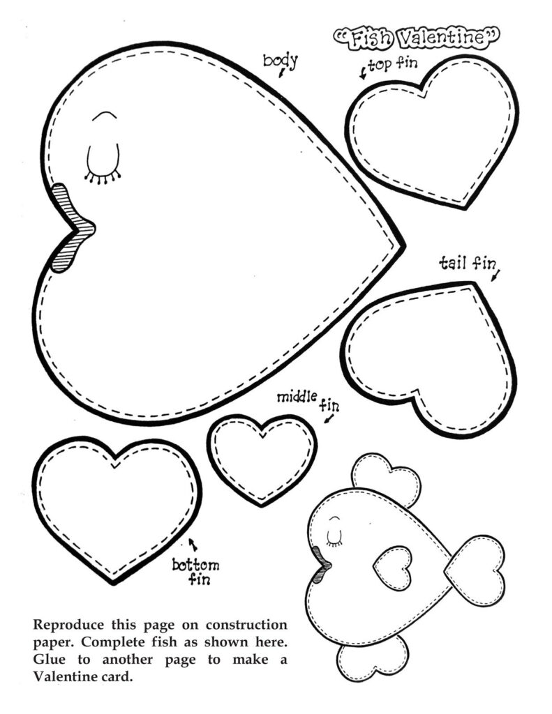 Printable Cut Out Valentine s Day Crafts Printable Word Searches