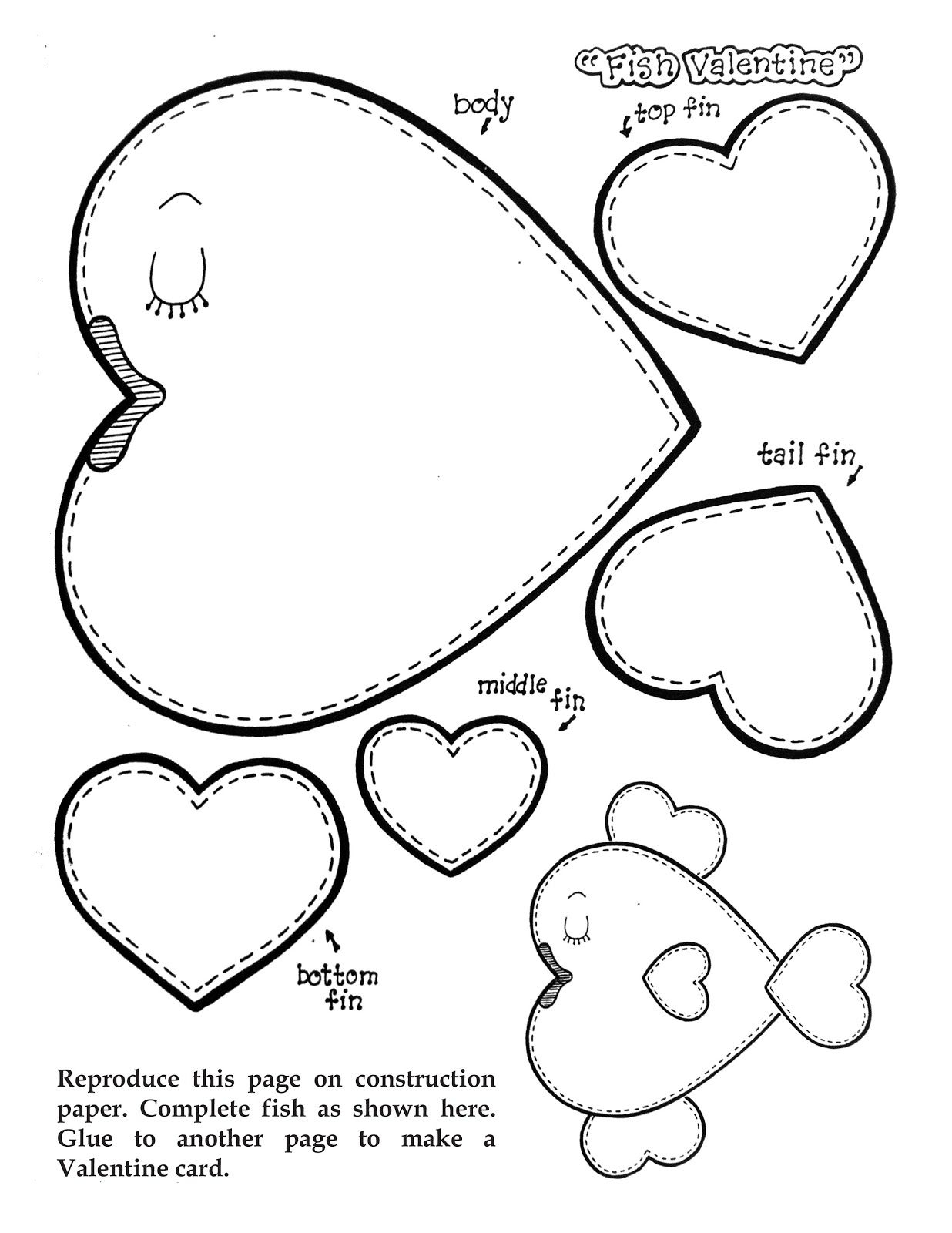 Printable Cut Out Valentine s Day Crafts Printable Word Searches