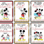 Printable Disney Valentines Day Cards Disneyclipscom Printable Mickey