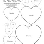 Printable Heart Templates Different Sizes