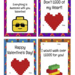 Printable LEGO Valentine s Day Cards For Little STEM Builders