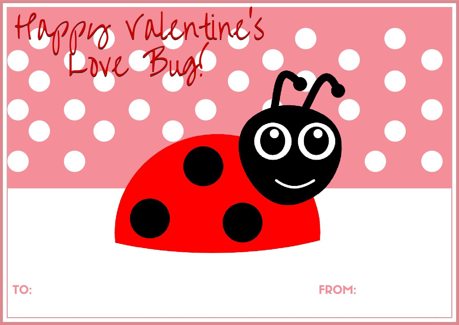 Printable Love Bug Template