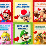 Printable Mario Valentines Cards Printable Word Searches