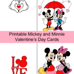 Printable Mickey Mouse Valentine s Day Cards Disneyclips