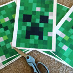 Printable Minecraft Valentine Box