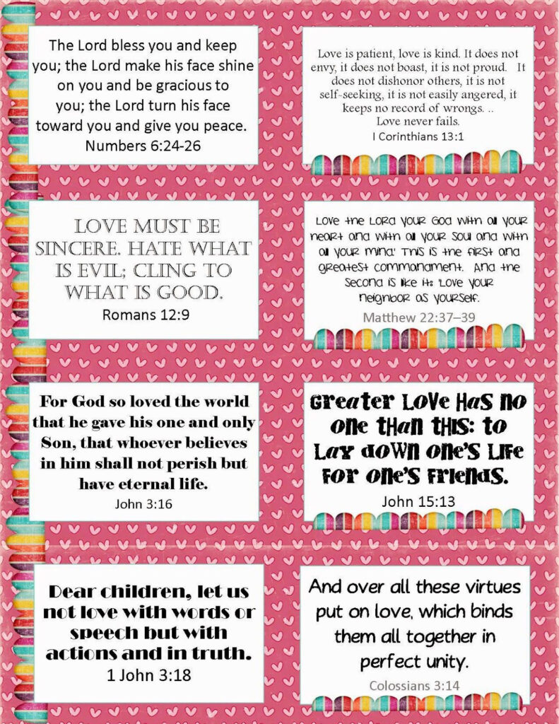 Printable Scripture Cards