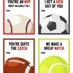 Printable Sports Valentines Sports Valentine Printable Valentines