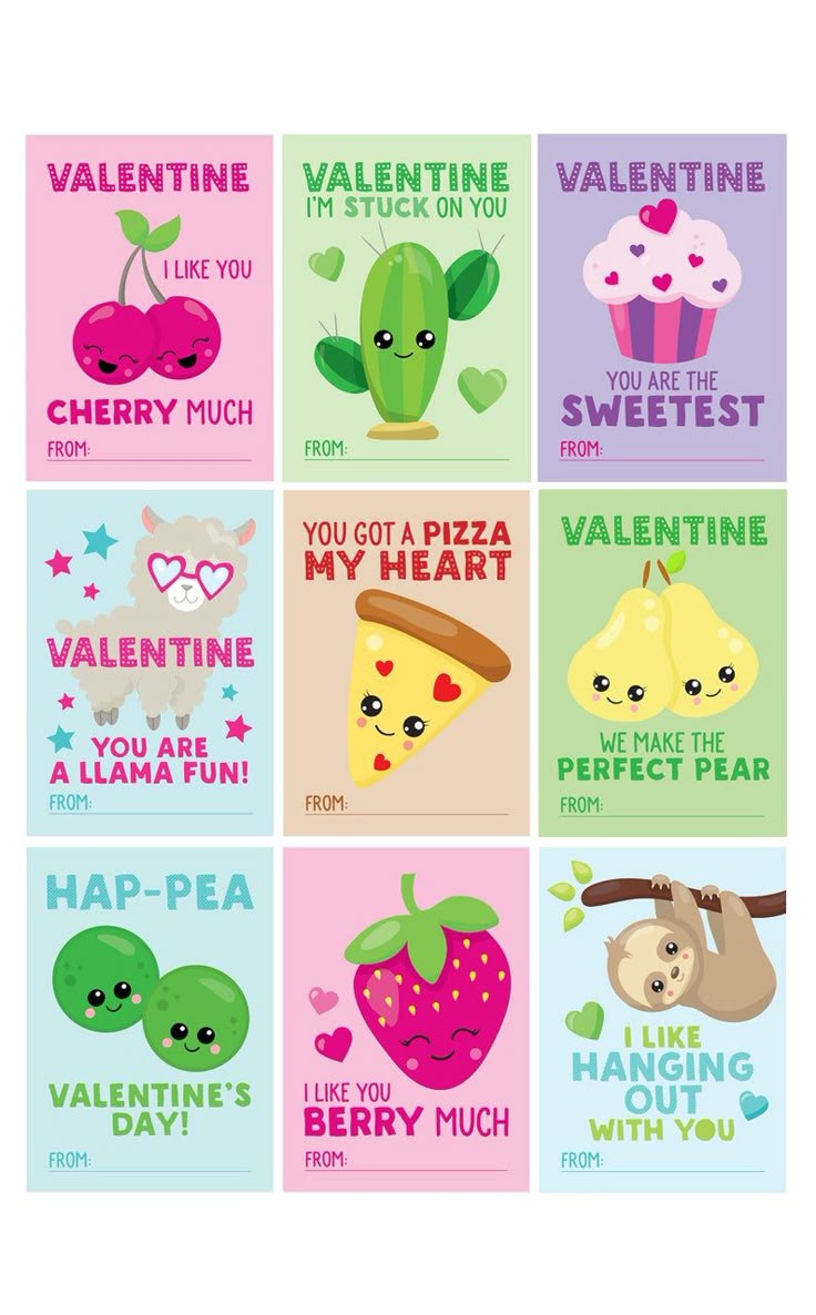 Printable Valentine Cards For Kids