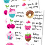 Printable Valentine Cards For Kids Printable Valentine Cards To Color