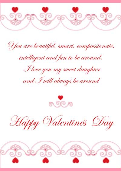 Printable Valentine Cards For Son And Daughter