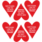 Printable Valentine Cards From Teacher To Student