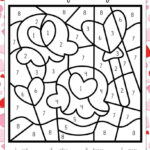 Printable Valentine Color By Number Printable Word Searches