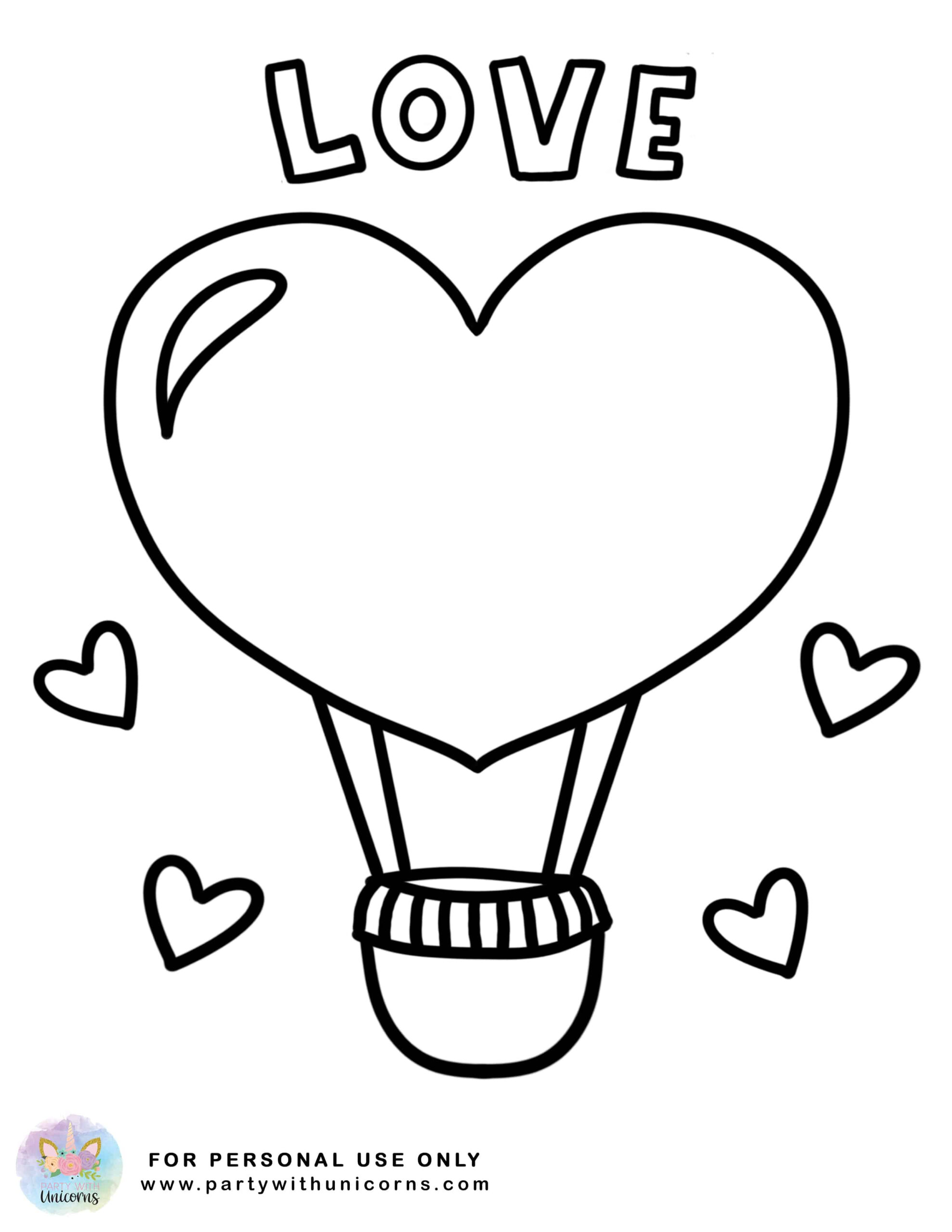 Printable Valentine Coloring Sheets