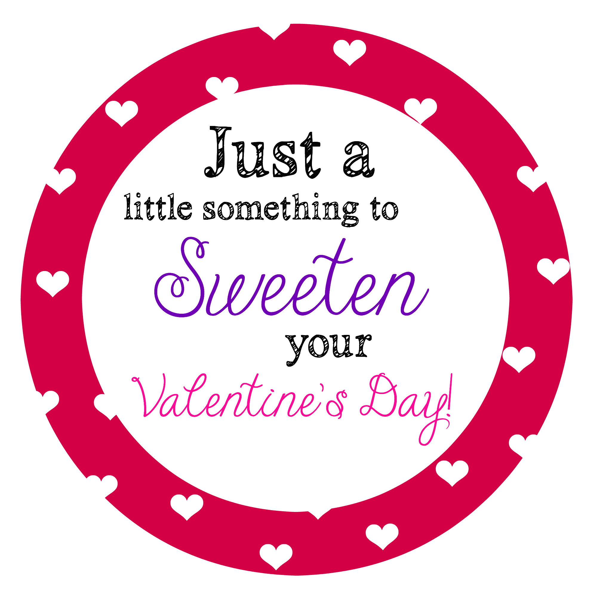 Printable Valentine Labels