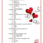 Printable Valentine Trivia And Answers