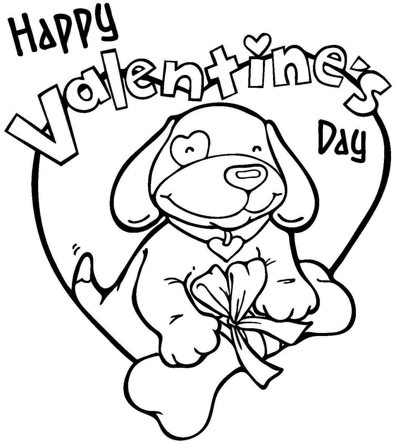 Printable Valentines Pictures To Color