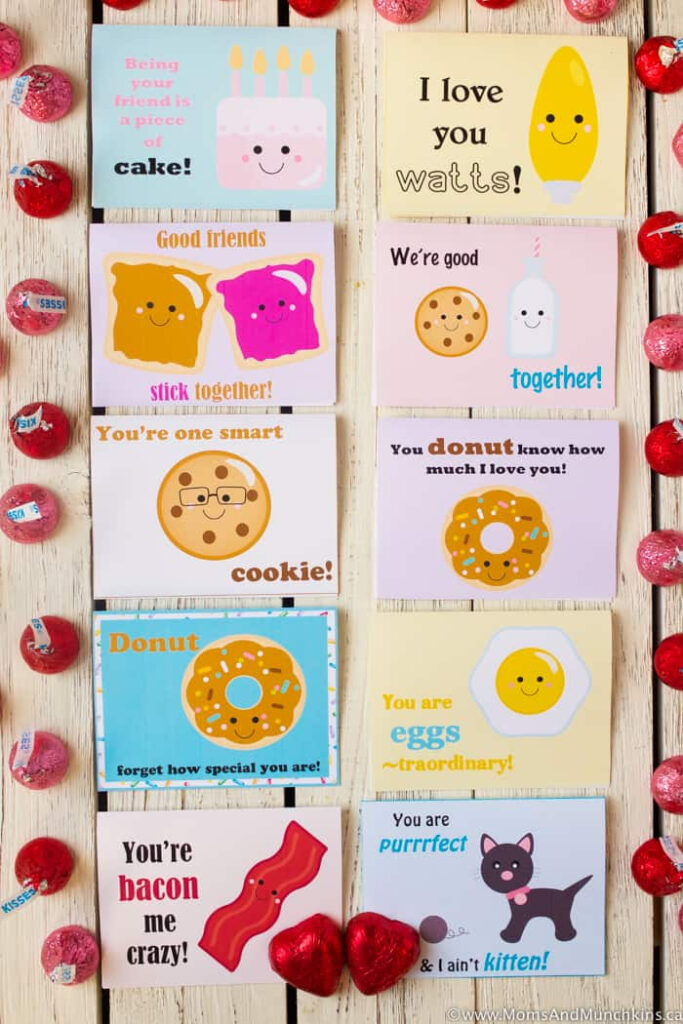 Punny Valentines Free Printables Moms Munchkins