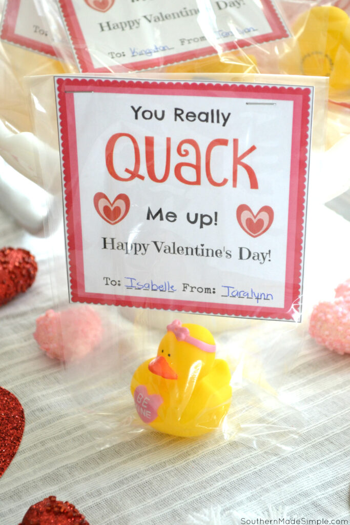 Rubber Duck Valentine Printable 2023 Calendar Printable