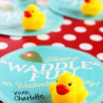 Rubber Duck Valentines Free Printables A Great Candy free Idea