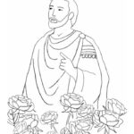 Saint Valentine Coloring Page Catholic Playground Valentine