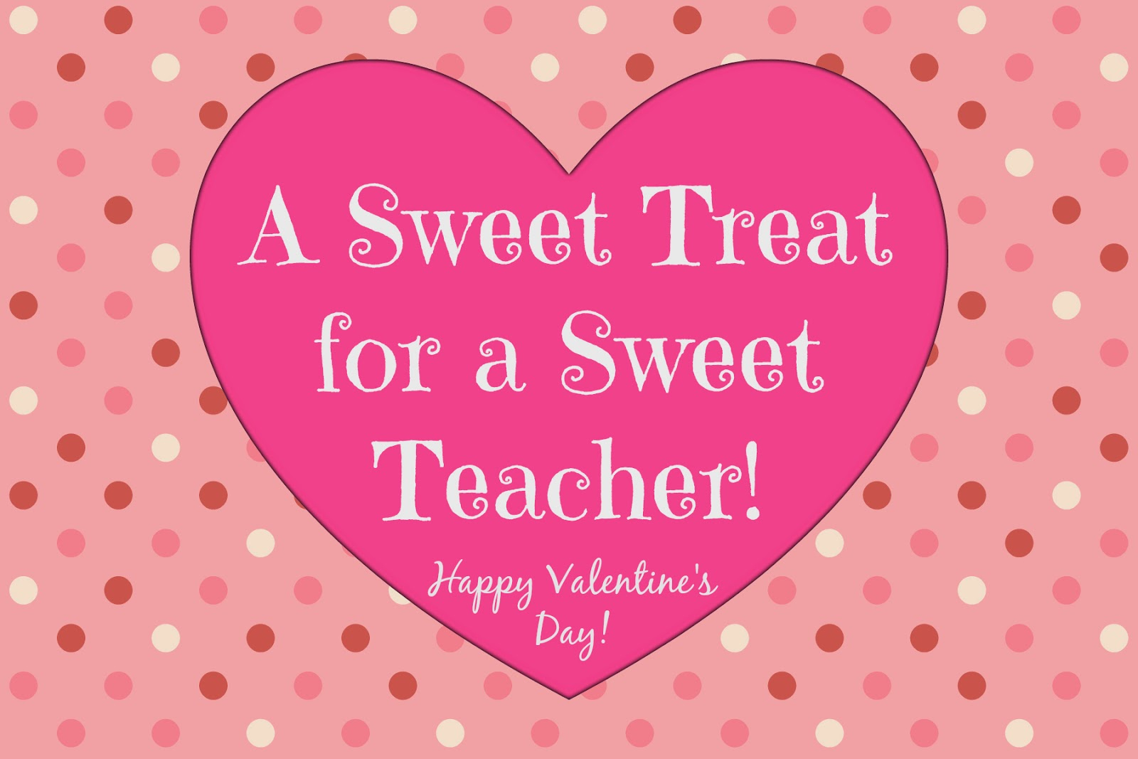 Simple Teacher Valentine free Printable Tag SavvyMom