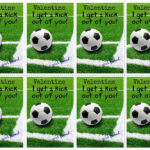 Soccer Valentine Cards