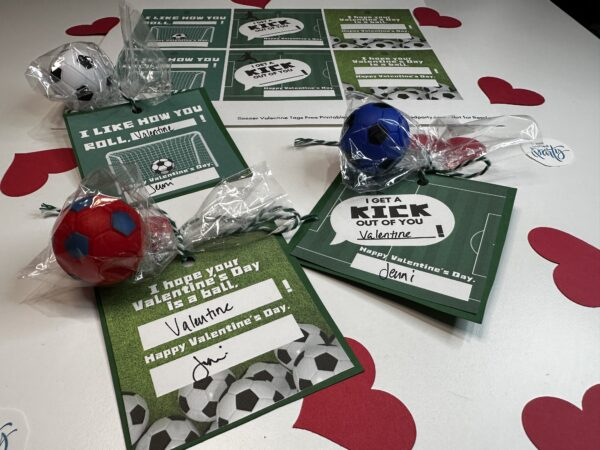 Soccer Valentine Free Printables A Well Crafted Party