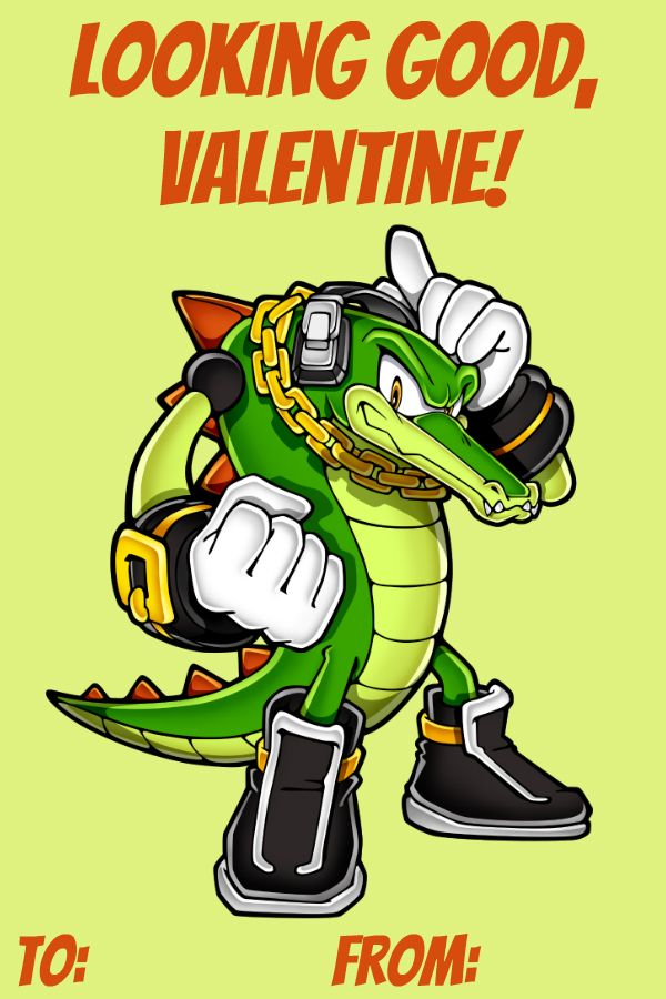 Sonic Vector Valentine Valentines Memes Valentines Sonic