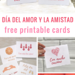 Spanish Valentine s Day Cards Free Printables For D a Del Amor