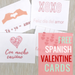 Spanish Valentine s Day Cards Free Printables For D a Del Amor Happy