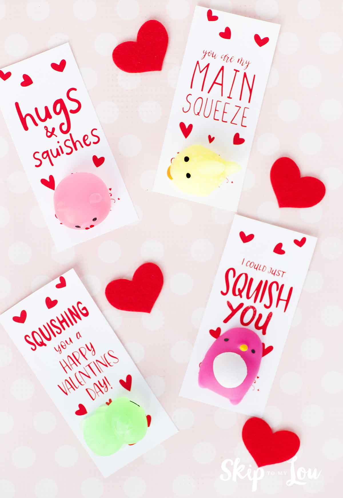 Squishy Printable Valentine Cards Skip To My Lou