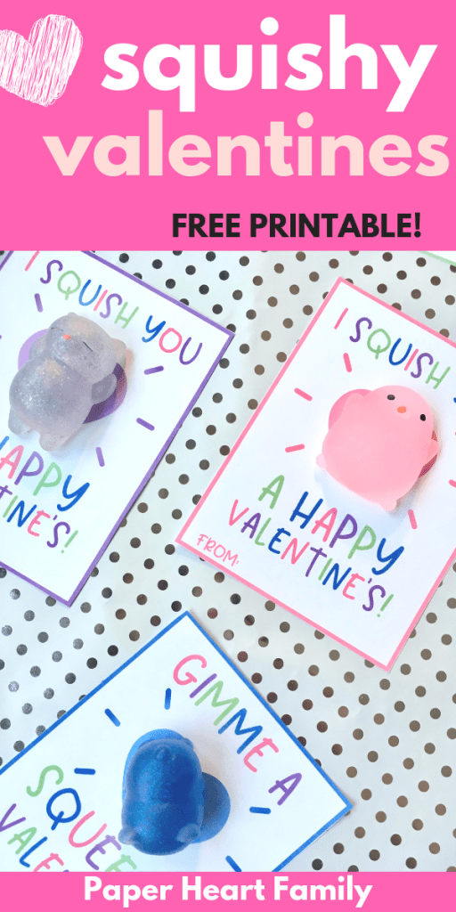 Squishy Valentine Cards Fun Printable Valentines For Kids