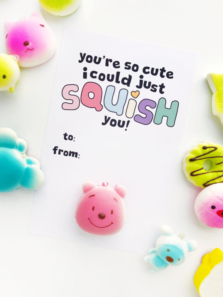 Squishy You A Happy Valentines Day Free Printable