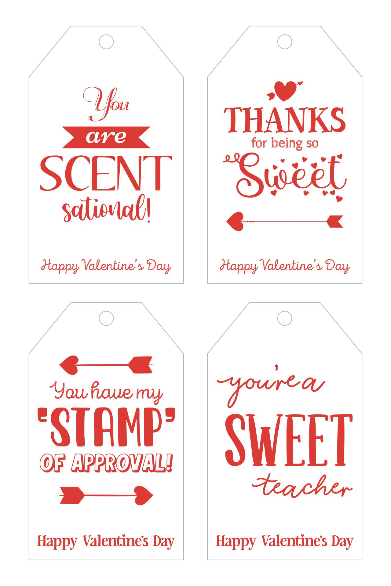 Teacher Valentine Printables