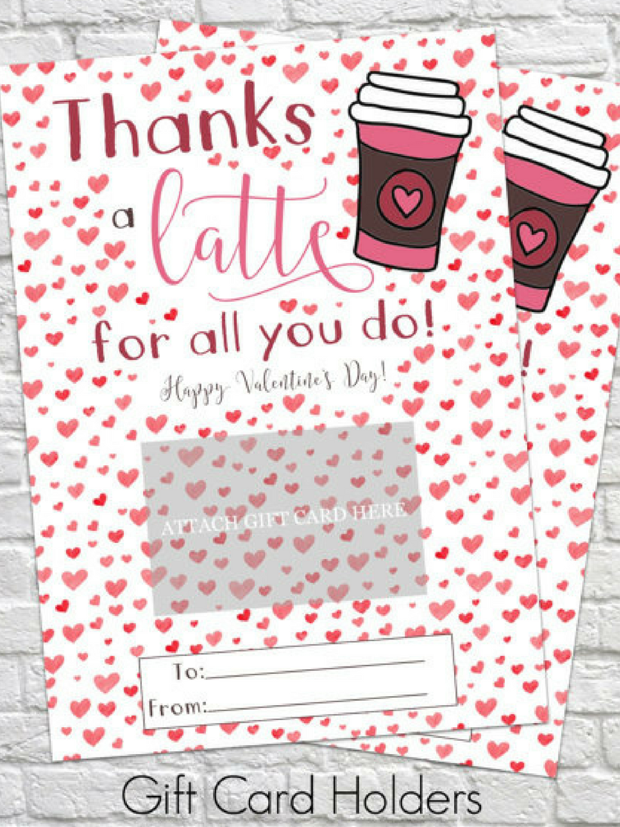 Thanks A Latte Free Printable Valentine Bmp online