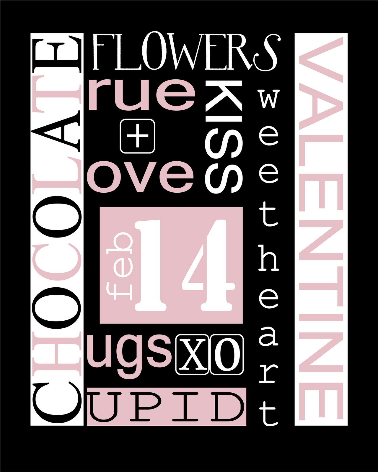 Today s Fabulous Finds Printable Valentine Subway Art