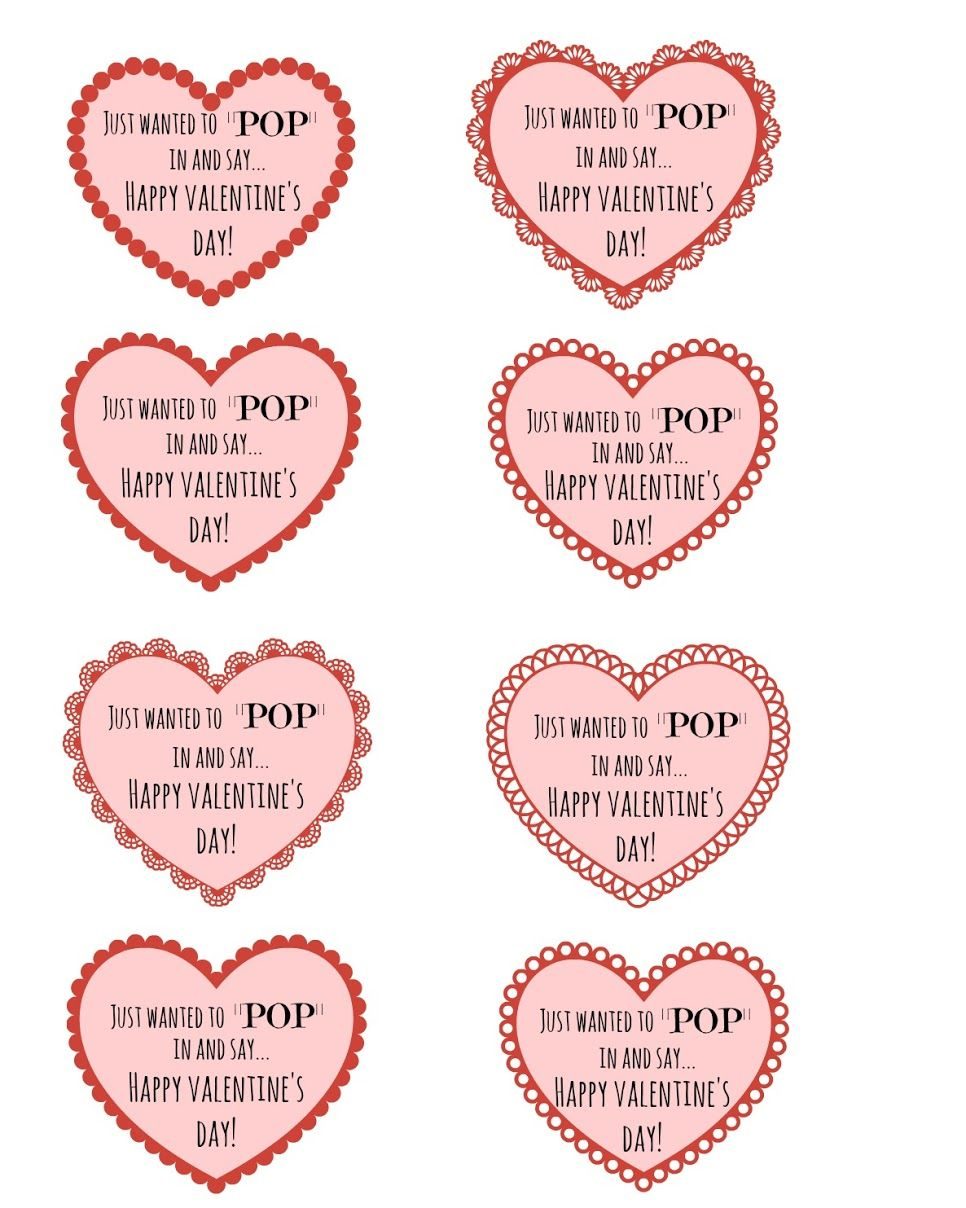 Tootsie Pop Valentine Printable More Simple Homemade Valentines With