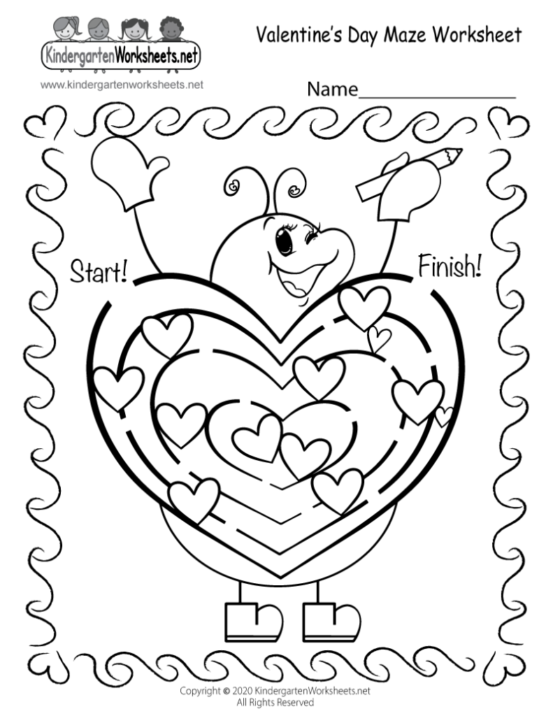 Valentine Activity Printables