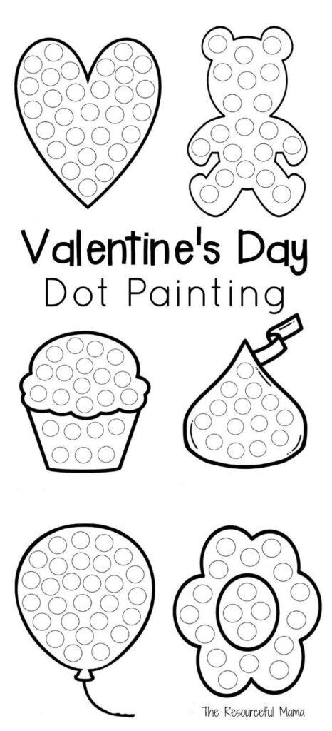 Valentine Dot Marker Printables