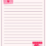 Valentine Letter Paper Valentines Letter Letter Paper Writing Paper