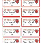 Valentine Printables You Rock Valentines Printables Free Printable