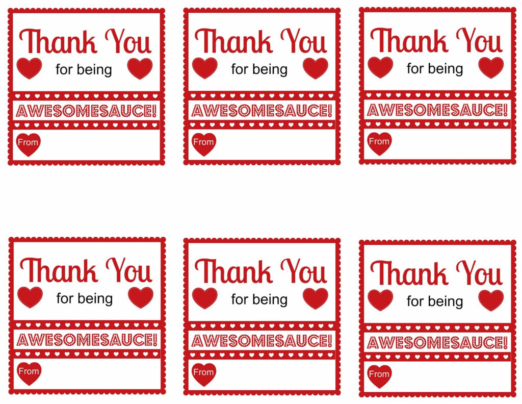 Valentine s Day Free Printable You re Awesomesauce 