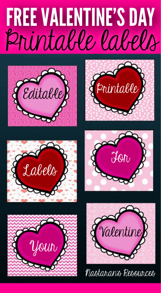 Valentine s Day Gift Tags Free Printable And Editable Free 