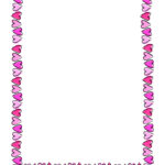 Valentine s Day Hearts Border Paper By Teach Simple