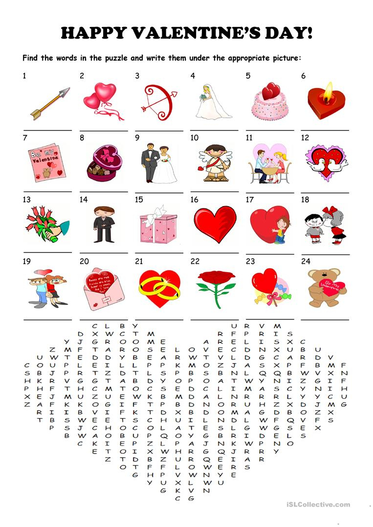 Valentine s Day Puzzles Free Printable