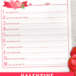 Valentine s Day Questions For Kids Easy Valentine Kids Activity